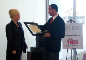 Sharon awarded at Maryvale YMCA, Arizona Federal partnership