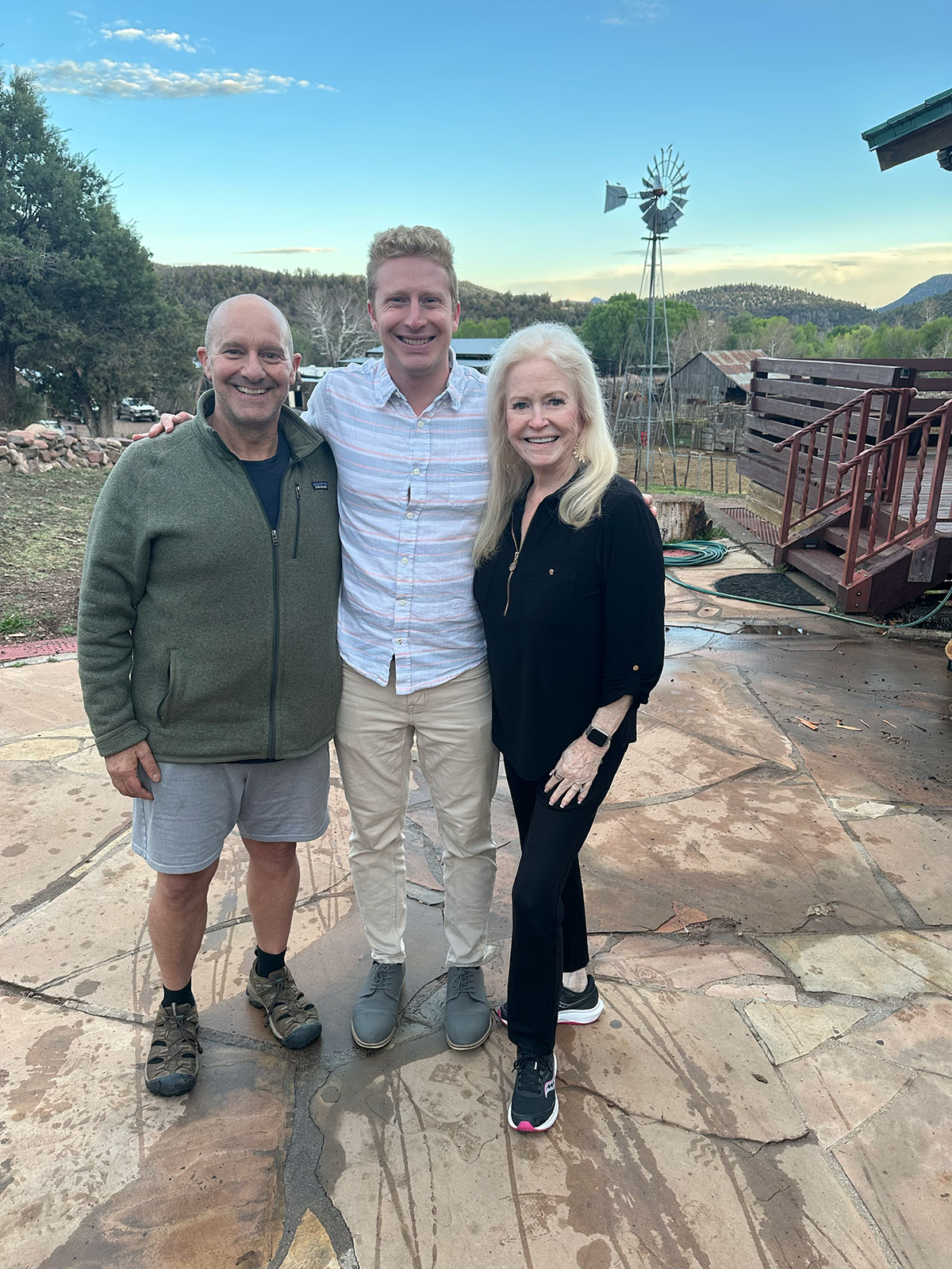 Sharon Lechter with Nathan Barkocy