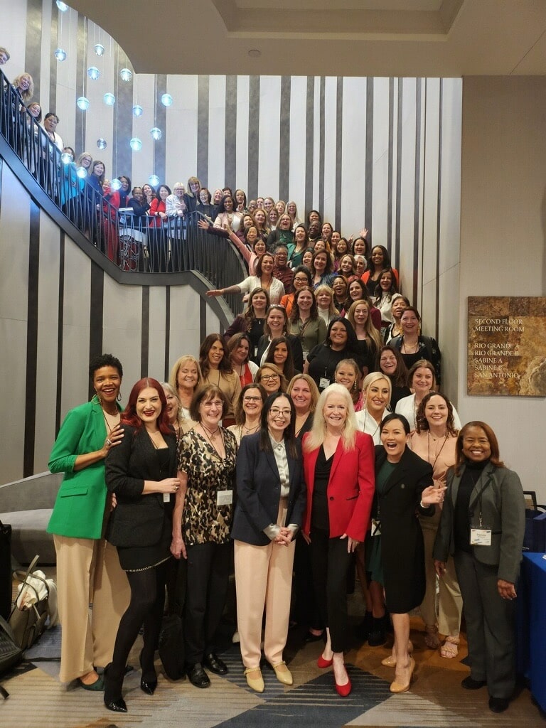 Sharon Lechter with a group of WW Women