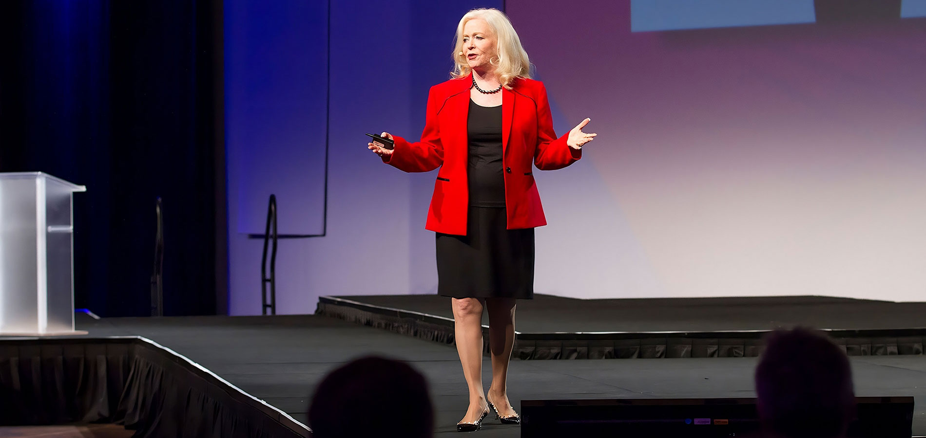 Sharon Lechter speaking at 2016 Team Summit